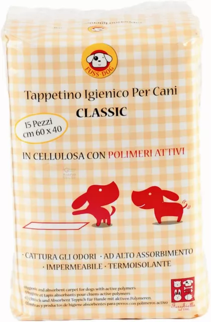 33362 Pannolino Classico Per Cani 60X90 Con Polimeri Tappetino Igienico Pz. 10