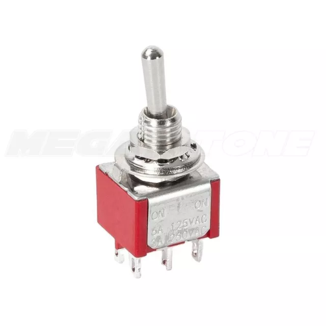 DPDT Mini Toggle Switch ON-ON Solder Lug Premium Grade Quality ~ USA SELLER!!!