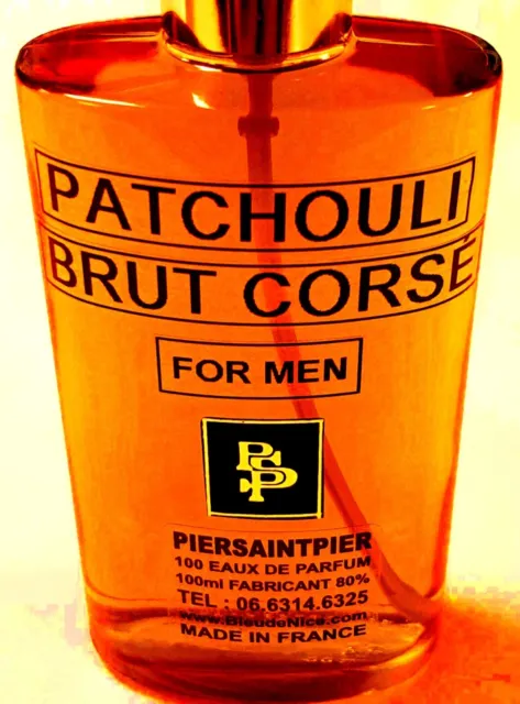 Patchouli Brut Corsé For Men Puissant Envoûtant 100Ml/Vapo Direct Fabricant