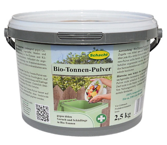 Pozo 2,5 kg Bio Toneladas Polvo Protección Control Gusanos Moscas Insectos