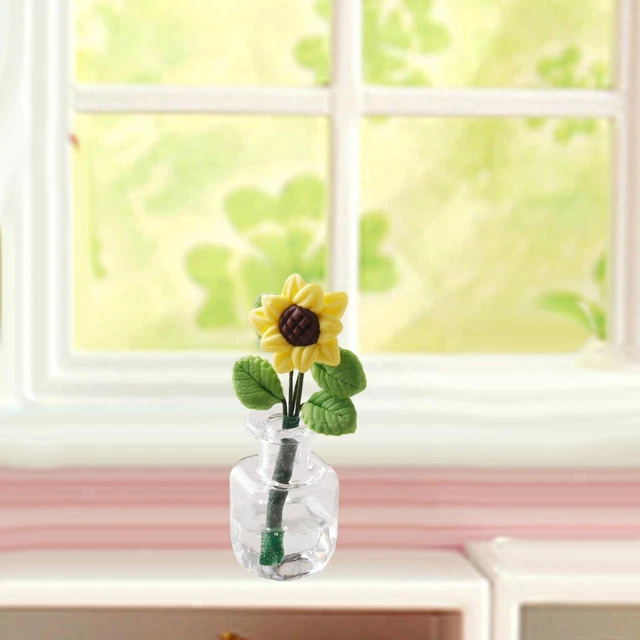 Fleurs Miniatures Pour Maison De Poupée, Fausses Plantes à L