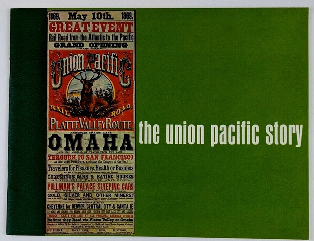 The Union Pacific Railroad Story Illustrated Vintage Booklet 1969 Railway Trains
