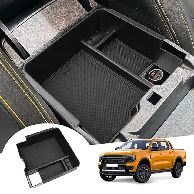 BOX FOR FORD Ranger Raptor Wildtrak T9 2023-2025 Center Console Tray ...