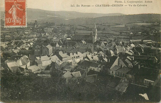 58 Chateau-Chinon Vue Du Calvaire