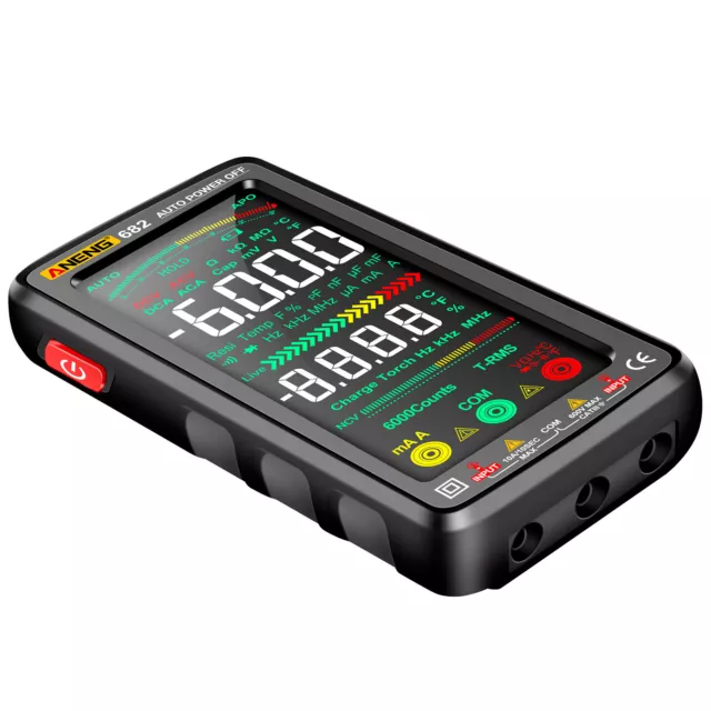 ANENG 682 6000 Counts Großes LCD-Digitalmultimeter  -Burn D1E2 3