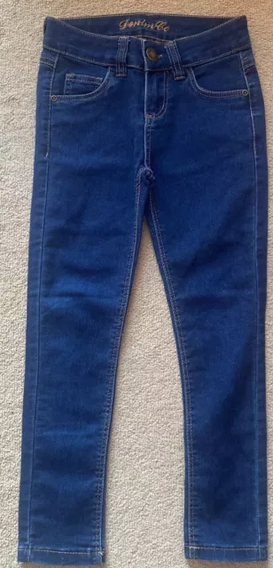 Girls Primark Dark Blue Soft Jeans Age 7-8 Years Denim & Co, Brand New, Nice 👖