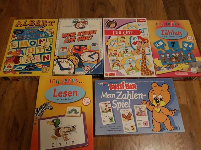 Kinderspiele Lern Spiele Leseschule Wer Kennt die Uhr Ich Lerne Zählen Ich Lerne