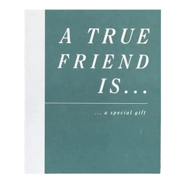Any Occasions Card, A True Friend Is A Special Gift Recycled Blank Inside