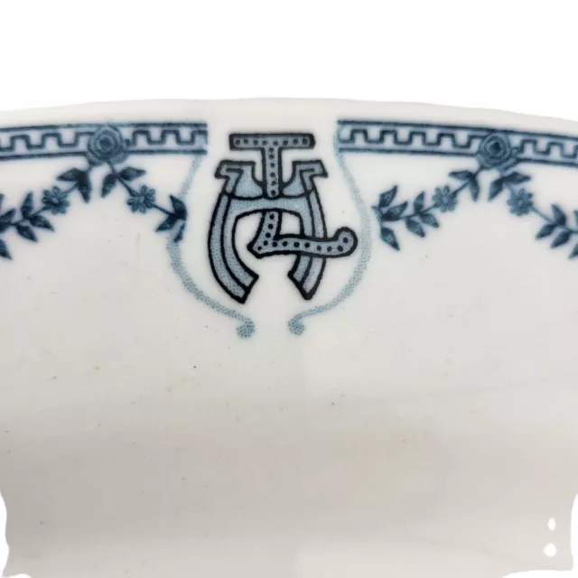 Hotel Ware Restaurant Ware RR Large Platter TLH Antique AVCO Alliance Ohio