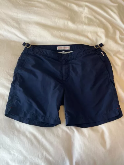 Orlebar Brown Classic Bulldog Swim Shorts Trunks Lined Men’s Size 32 Navy