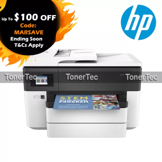 HP Officejet Pro 7730 A3 Wide Format All-in-One Printer+Duplex P/N:Y0S19A