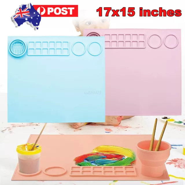 NON-STICK SILICONE DRAWING Mat Foldable Toddlers Kids Toys $22.89 -  PicClick AU