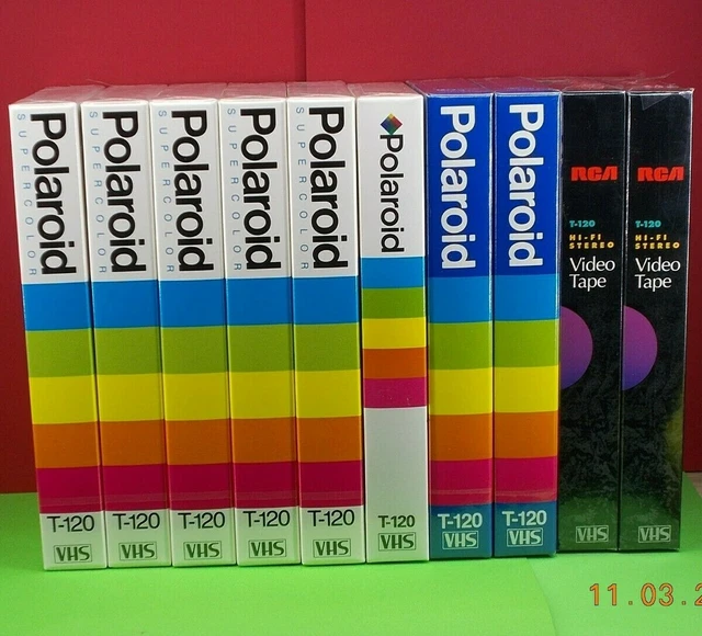 Vhs Package RCA * POLAROID *** VHS Tapes * BLANK * 6 Hour * Original Packages ...