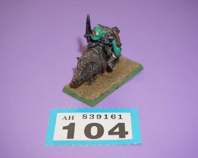 Grunt Riders WARHAMMER FANTASY ORCS & Goblins Boar Rider Gruntas Snortas Metal £19. ...