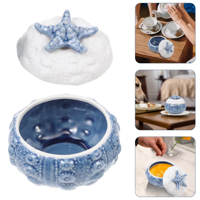 Contenitore in ceramica portagioie crème bruciata piatti tazza da zuppa serbatoio di stoccaggio
