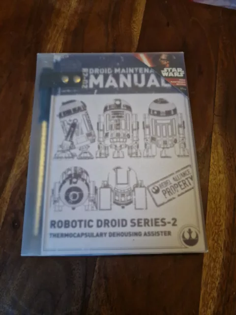 star wars R2D2 Droid Maintenance Manual Notebook By Blue Sky Studios