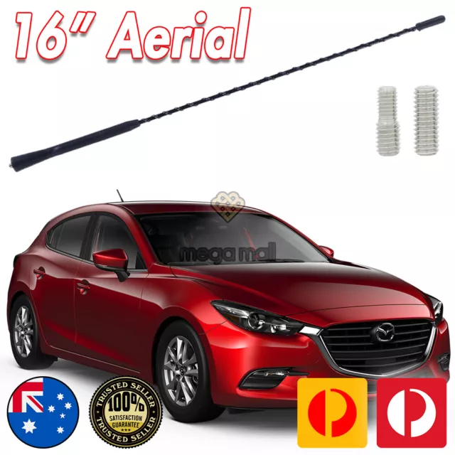 Antenna / Aerial Stubby For Mazda 2 3 6 Bt50 Sp23 Sp25 Mx5 Cx3 Cx5  Whip 16 Inch