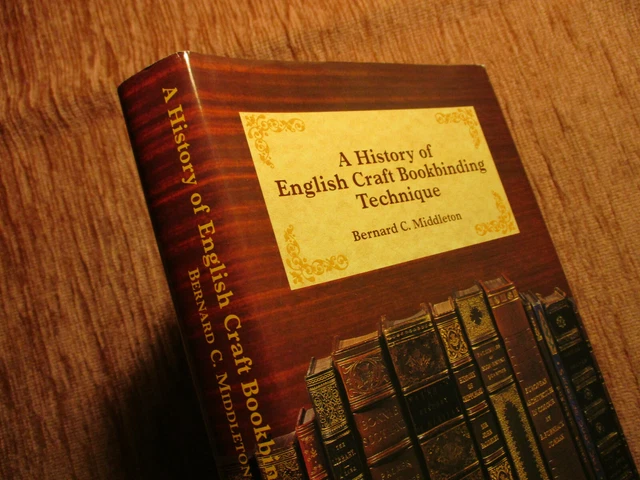 Middleton CRAFT BOOKBINDING Buchbinden BUCHBINDER Buchbinderei Handeinband 3