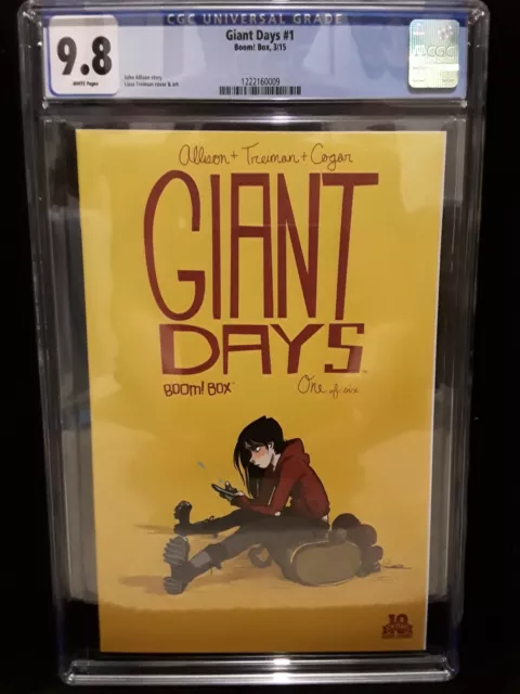 CGC 9.8 Giant Days # 1 1st Print BOOM! Studios John Allison 2015 RARE SCARCE HTF