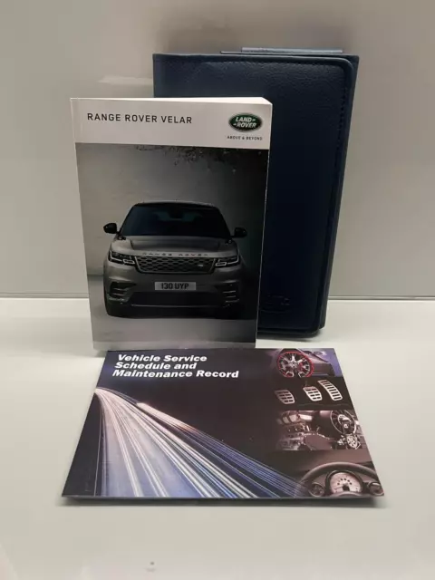 Range Rover Velar Owners Pack / Handbook / Manual + Wallet. 2017-2020 (2017)