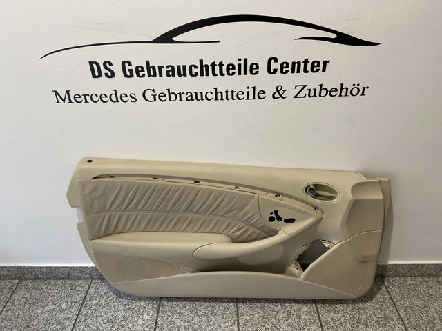 MERCEDES CLK W209 convertible door trim side panel doorboard leather ...