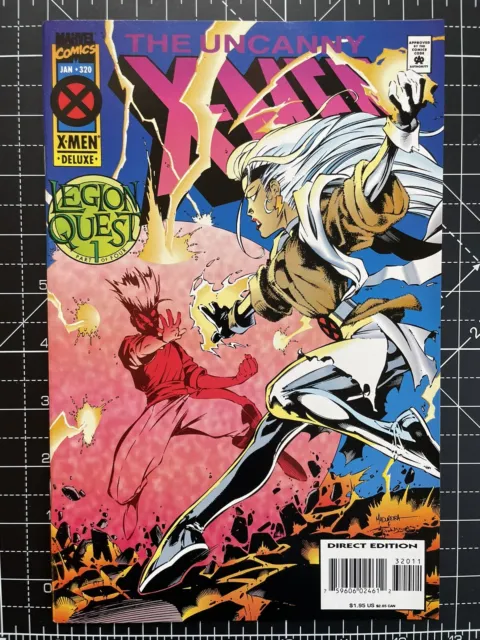 ❌💥❌ Uncanny X-Men Vol 1 #320 1995 Marvel High Grade DELUXE Direct Edition