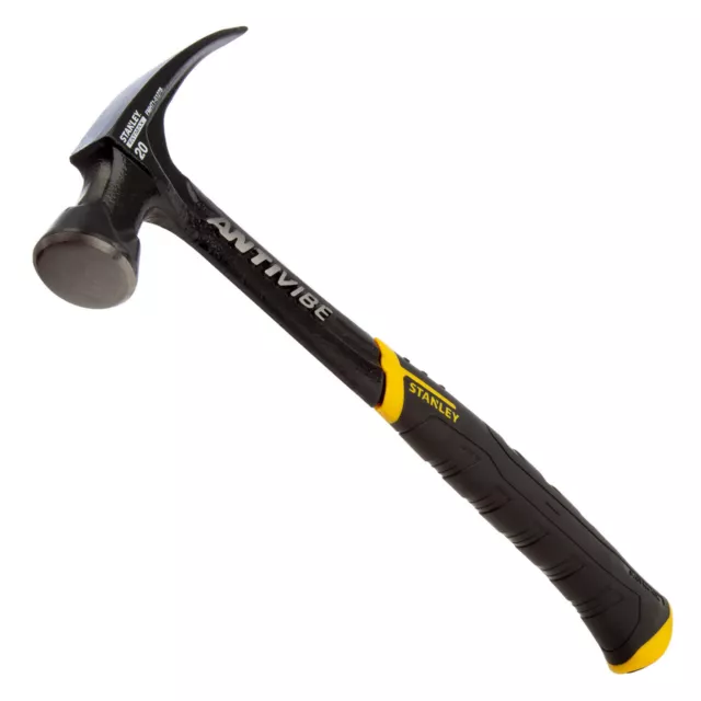 Stanley Outils FMHT1-51278 Fatmax Antivibe Tout Acier en Long Claw Marteau 568ml