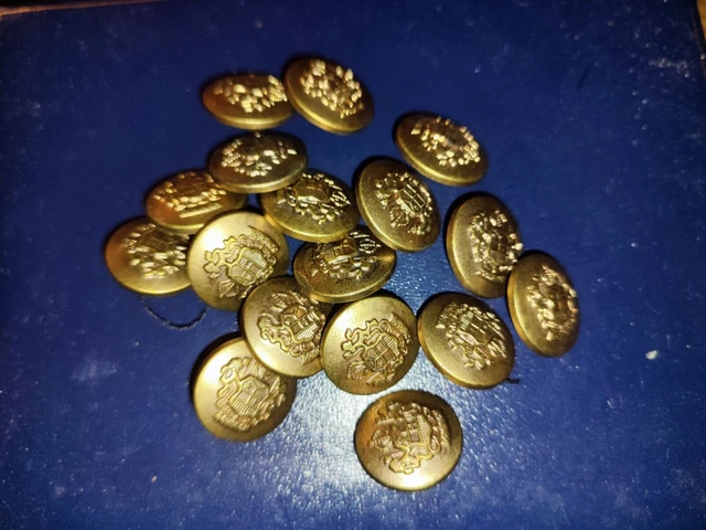 Lot De 36 Boutons Dorés En Alliage De Zinc - 3 Tailles (10/15/25 Mm) - Pour Couture, Manteau, Veste, Décoration - 2
