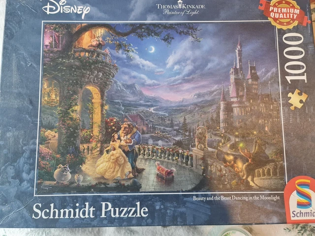 THOMAS KINKADE DISNEY ‘Beauty And The Beast’ 1000pc Jigsaw Puzzle £0.99 ...
