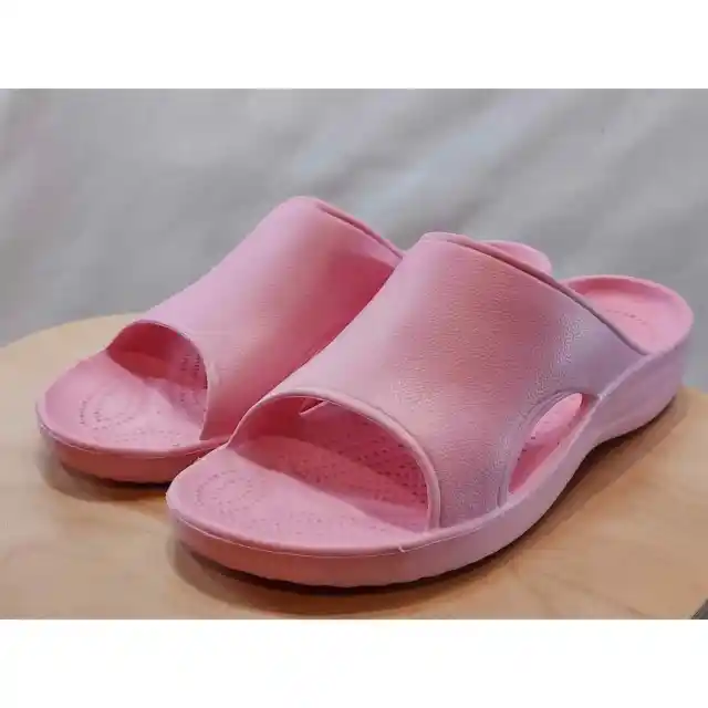 DAWGS Pink Slip On Slides | Pink | Womens Size 9