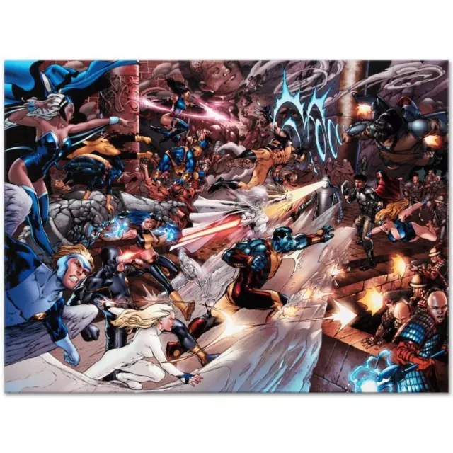 Marvel Comics "X-Men vs. Agents of Atlas" Limited Edition Art Canvas Numbered