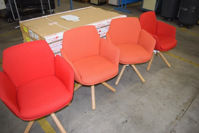 Haworth POPPY QTY~4  Studio Chair Office SEATING Work Residential Lobby Lounge