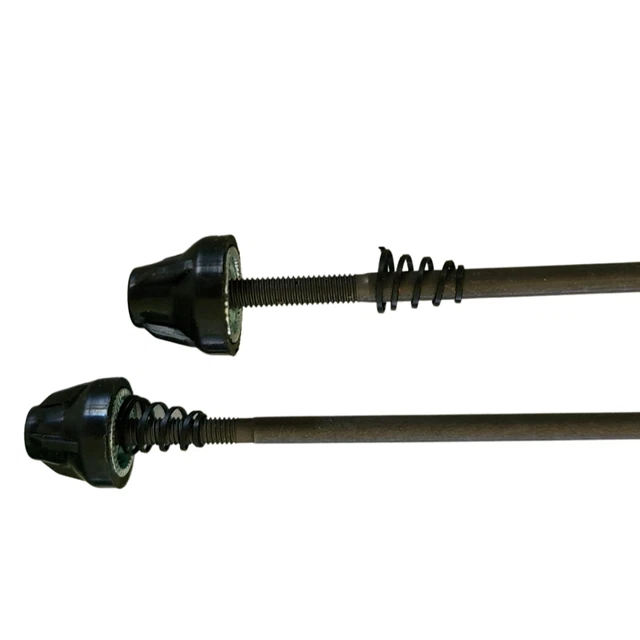 Novatec Quick Release Skewers Set QR Black Alloy Lever Cam 157mm Fit Shimano