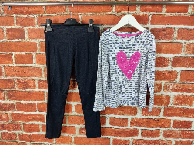 Girls Bundle Age 7-8 Years Ted Baker Joules Jean Trousers Long Sleeve Tee 128Cm