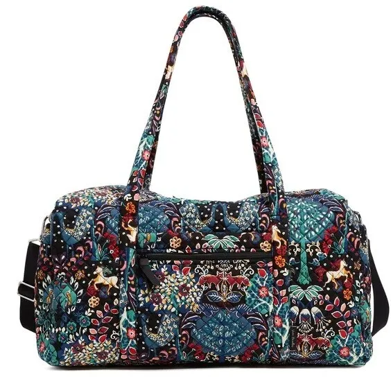 Vera Bradley Large Travel Duffel Enchantment Colorful quilted NWT