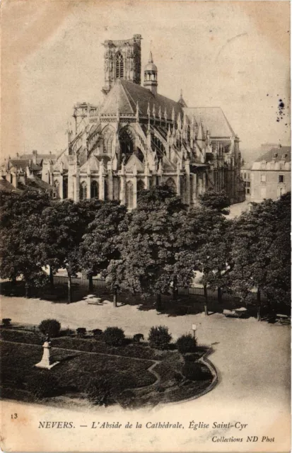 CPA AK NEVERS - L'Abside de la Cathédrale Église St-CYR (355563)