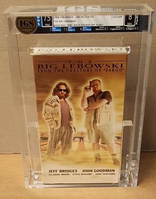 THE BIG LEBOWSKI New Sealed Vintage VHS Tape Graded IGS Uncirculated