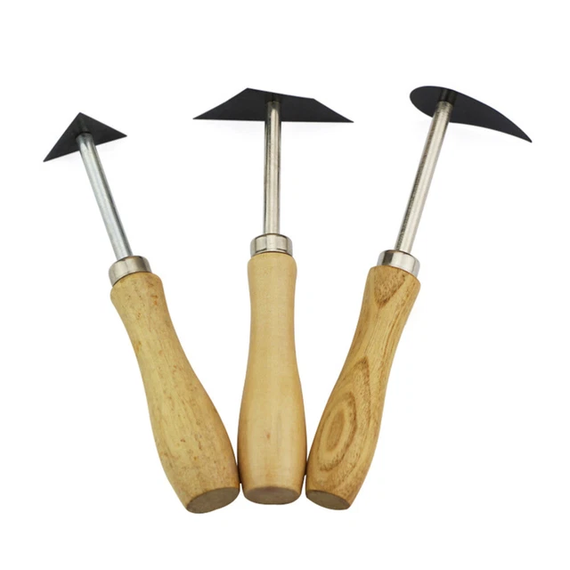 3 Pcs Stoßmesser Aus Ton Wolfram Stahl Keramik-Modellierwerkzeug