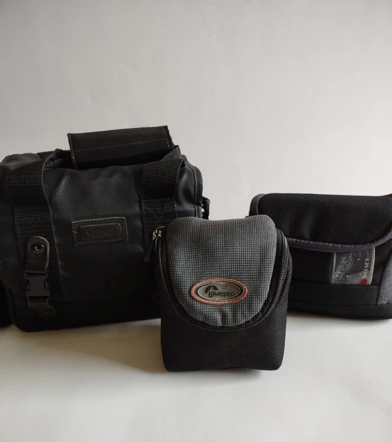 LOT OF 3 Camera/Lens/Equipment Bags Albinar Delsey Lowepro
