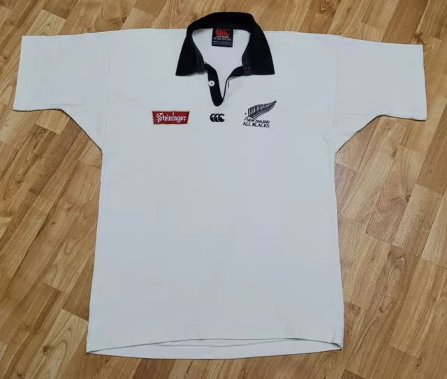 New Zealand All Blacks 93-96 Steinlager Canterbury Alternate Rugby Jersey Shirt