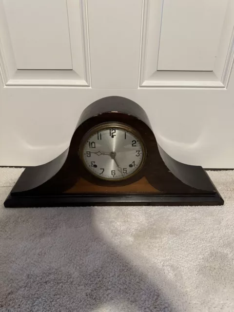 Antique William L. Gilbert 8 Day Mantle Clock Bim Bam Chime
