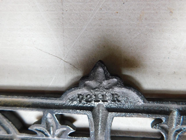 Antique Swing Arm black iron Curtain Rods Art Nouveau Deco GOTHIC Victorian 6