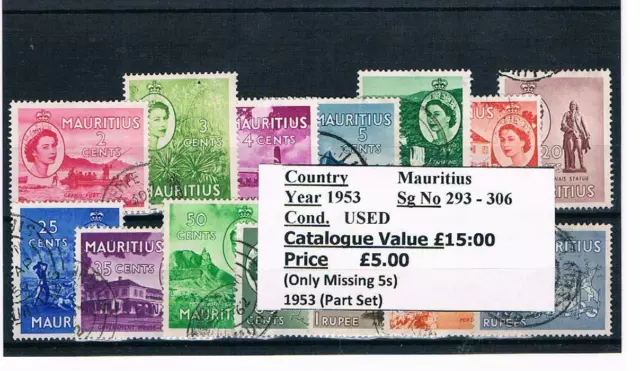 GB Empire & Commonwealth Stamps - Maldives, Mauritius