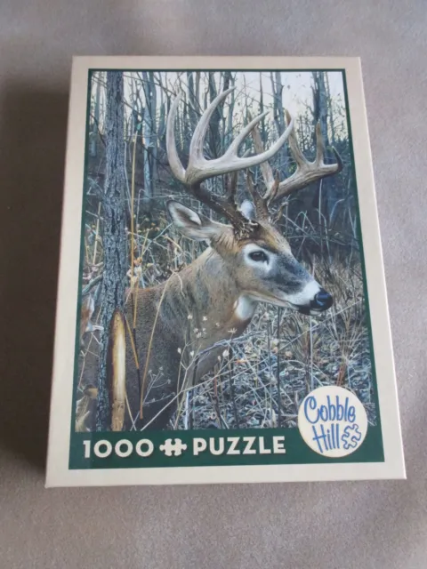 Cobble Hill 1000 Piece Jigsaw Puzzle  White-Tailed Deer