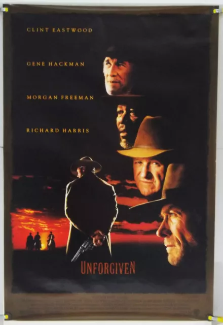 Unforgiven Ds Rolled Original One Sheet Movie Poster Clint Eastwood (1992)