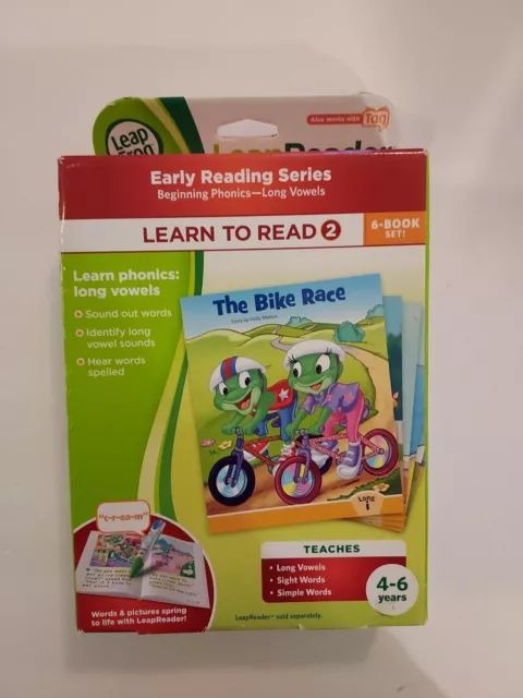 LeapFrog Tag And LeapReader Learn To Read 2 Early Reader Series-- Open Box--