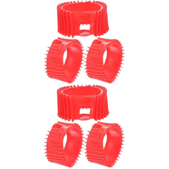 6 pcs Fleixble Silicone Protector Oxygen Acetylene Gauge Sleeve