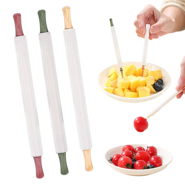 2 IN 1 Fork For Fruit Slicer Cutter Tool Portable Multi Purpose Fork