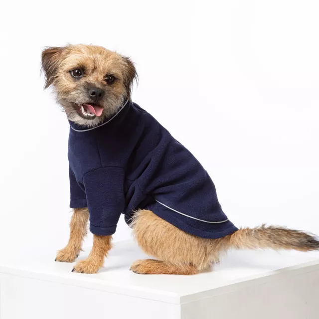 Rydale Fleece Dog Jumper Dogs Coat Jacket Outfit Clothes Pet Puppy 14 Colours