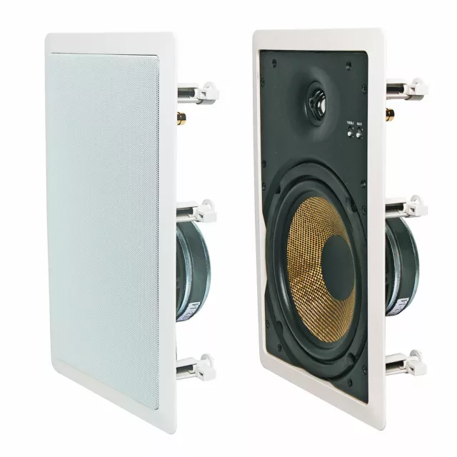 Opus One 200mm 100W 2 Way Rectangular Platinum Ceiling Speaker Pair